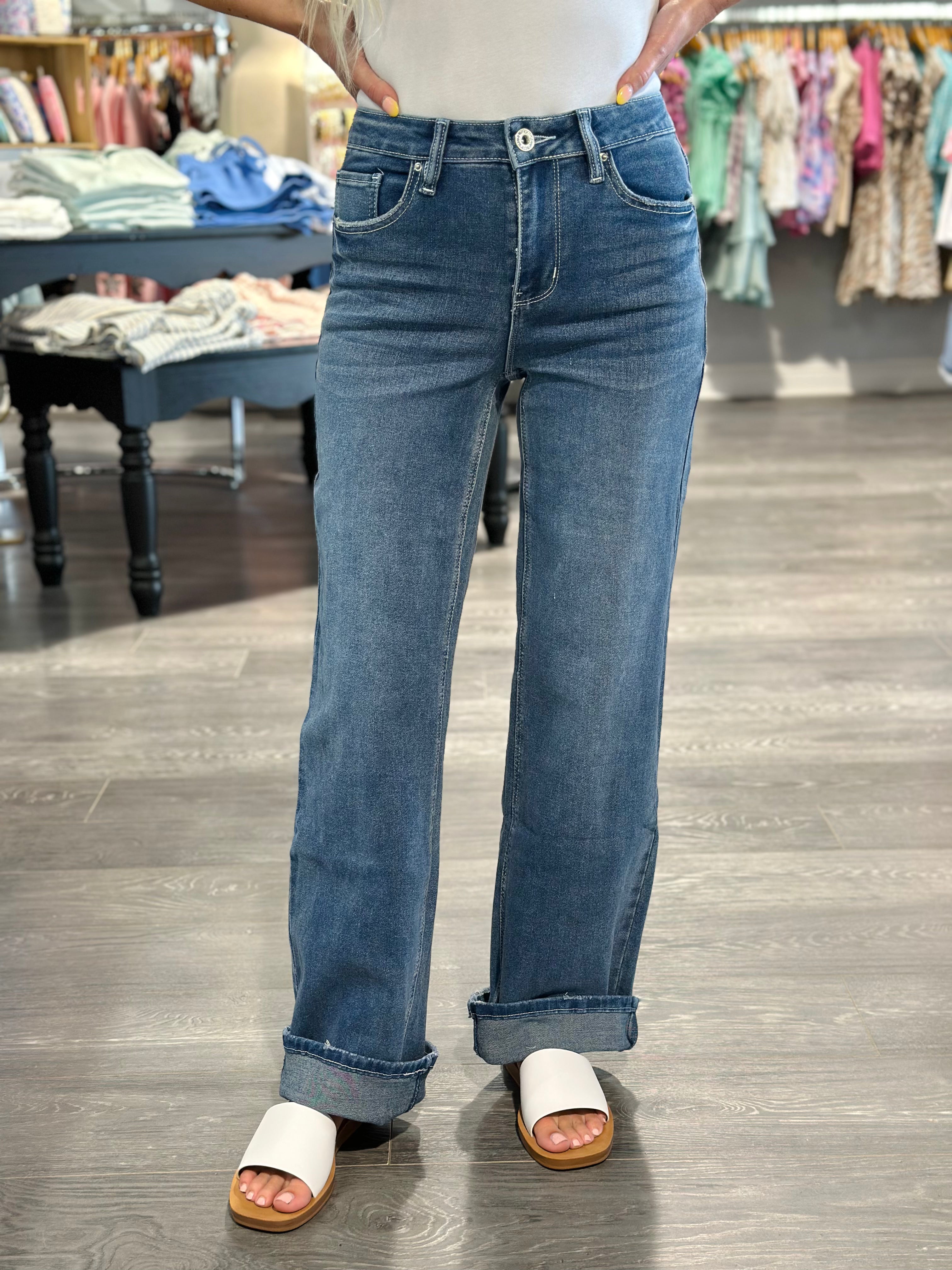California Vintage Wide Leg Jeans – Krush The Runway